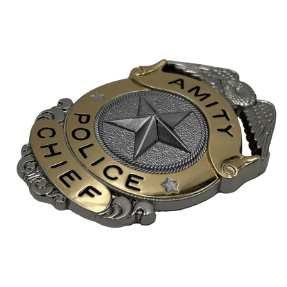 JAWS AMITY ISLAND POLICE CHIEF BADGE/PATCH LTD ED PROP REPLICA