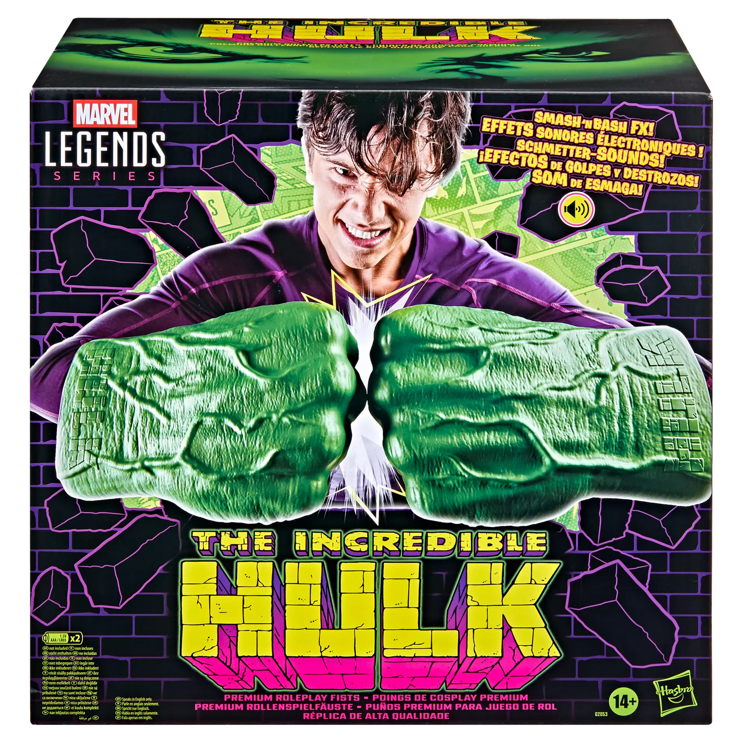 HASBRO HULK & ELECTRO - MARVEL LEGENDS INCREDIBLE NIC FISTS ACTION FIGURE