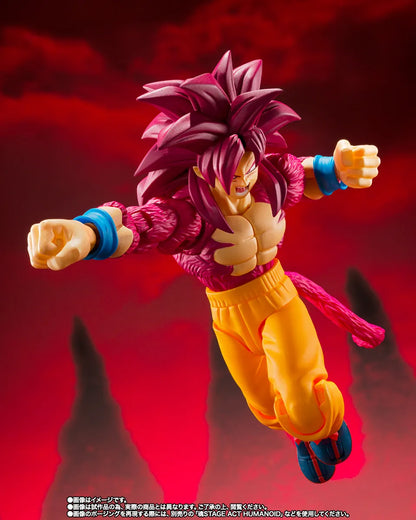 BANDAI - DRAGON BALL DAIMA S.H.FIGUARTS SUPER SAIYAN 4 SON GOKU ACTION FIGURE 14.5 cm