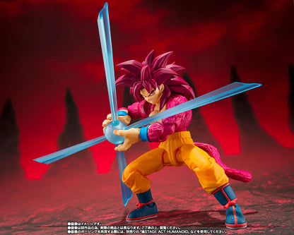 BANDAI - DRAGON BALL DAIMA S.H.FIGUARTS SUPER SAIYAN 4 SON GOKU ACTION FIGURE 14.5 cm