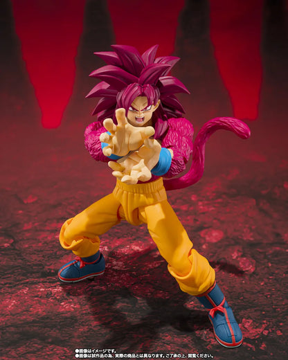 BANDAI - DRAGON BALL DAIMA S.H.FIGUARTS SUPER SAIYAN 4 SON GOKU ACTION FIGURE 14.5 cm