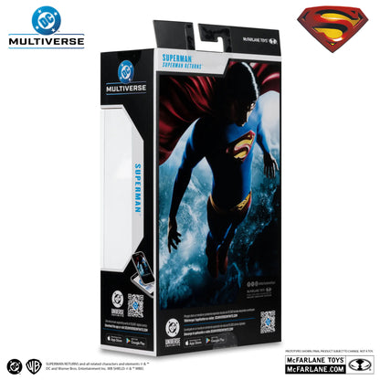 MCFARLANE TOYS 25 SUPERMAN - DC THEATRICAL 7INCH RETURNS 2006 ACTION FIGURE 17 cm