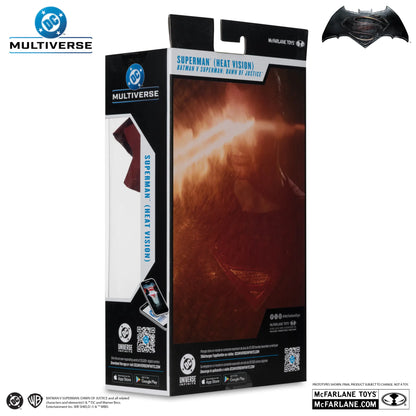 MCFARLANE TOYS 25 SUPERMAN - DC THEATRICAL 7INCH HEAT VISION BVS 2016 ACTION FIGURE 17 cm