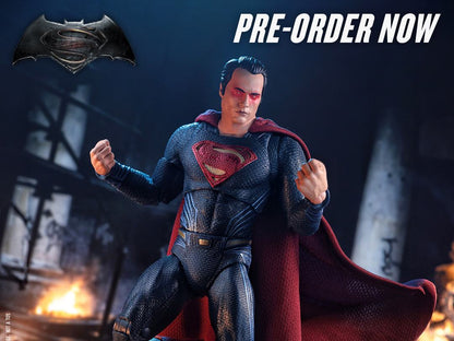 MCFARLANE TOYS 25 SUPERMAN - DC THEATRICAL 7INCH HEAT VISION BVS 2016 ACTION FIGURE 17 cm