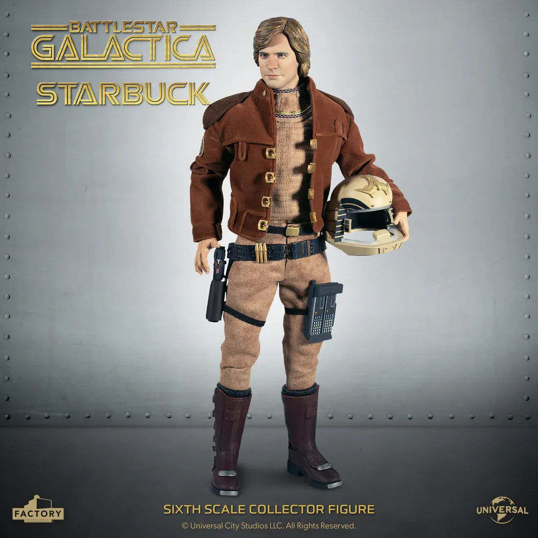 FACTORY ENT BATTLESTAR GALACTICA SCALE LIEUTENANT STARBUCK 1/6 ACTION FIGURE 30 cm