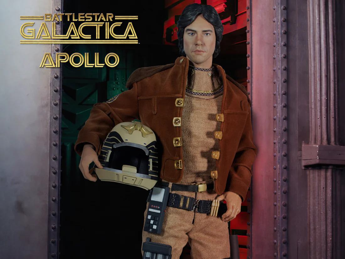 FACTORY ENT BATTLESTAR GALACTICA SCALE CAPTAIN APOLLO 1/6 ACTION FIGURE 30 cm