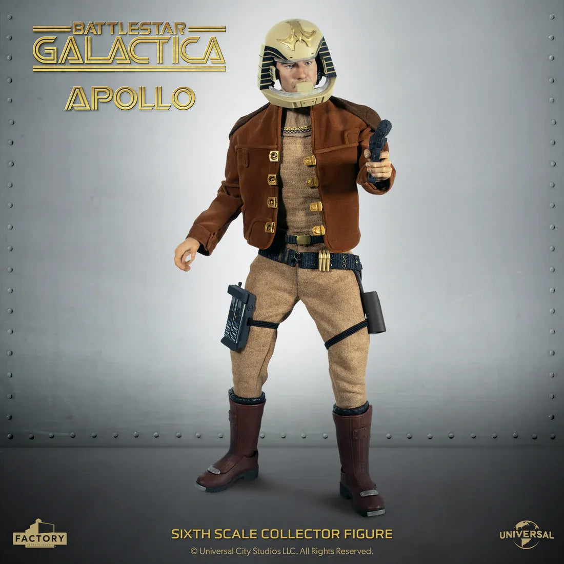 FACTORY ENT BATTLESTAR GALACTICA SCALE CAPTAIN APOLLO 1/6 ACTION FIGURE 30 cm