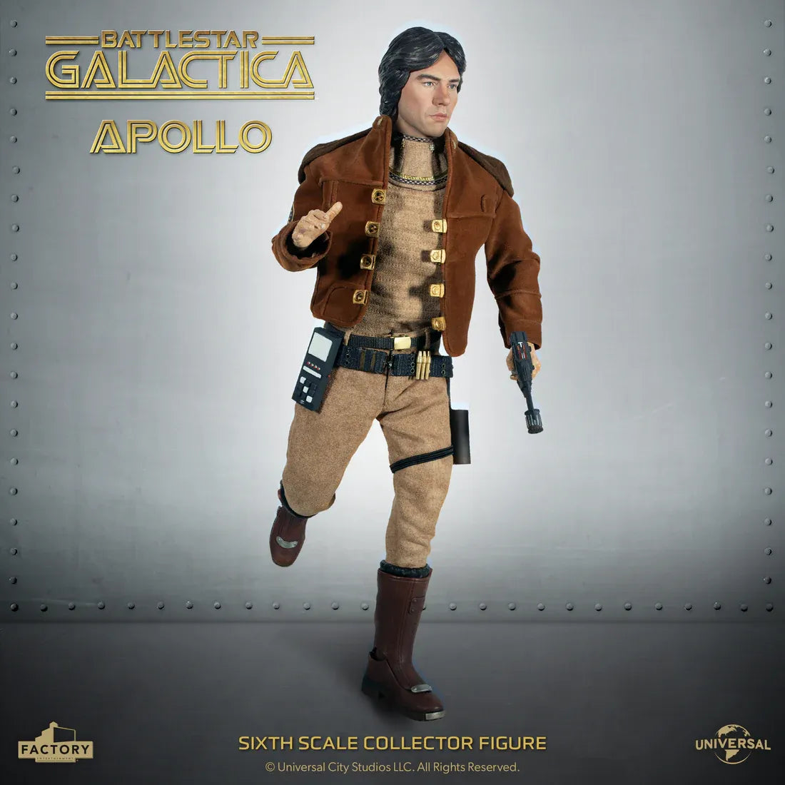 FACTORY ENT BATTLESTAR GALACTICA SCALE CAPTAIN APOLLO 1/6 ACTION FIGURE 30 cm