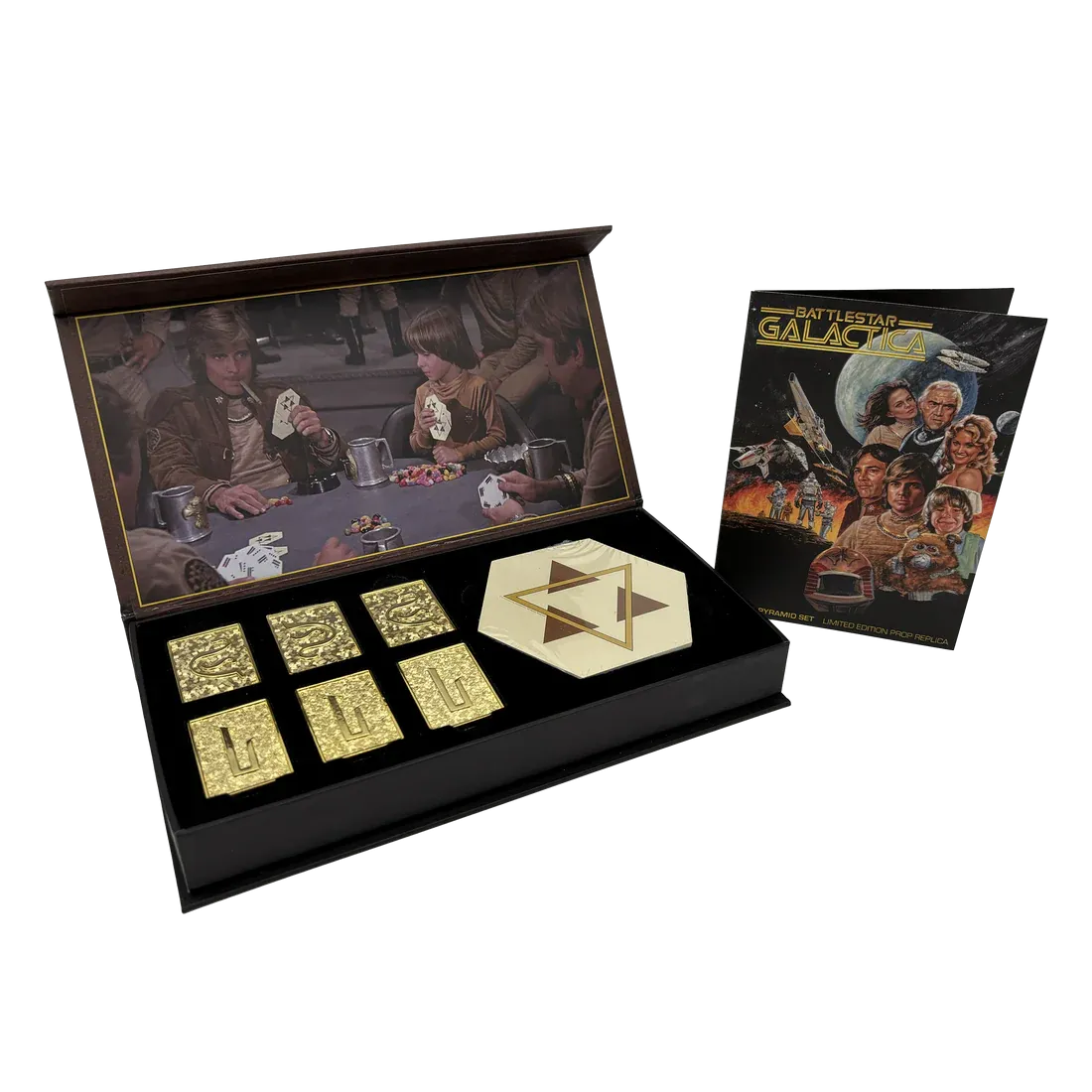 FACTORY ENT BATTLESTAR GALACTICA CUBITS & PYRAMID SET LIMITED EDITION PROP REPLICA 22 cm LIMITED EDITION