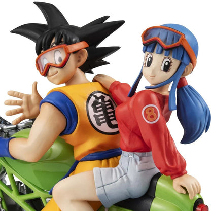 DRAGON BALL Z SON GOKU & CHICHI DESKTOP REAL MCCOY 05 STATUE LIMITED RERUN