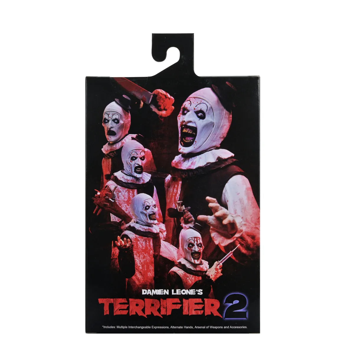 TERRIFIER 2 ART THE CLOWN BLOOD SPLATTERED ULTIMATE AF