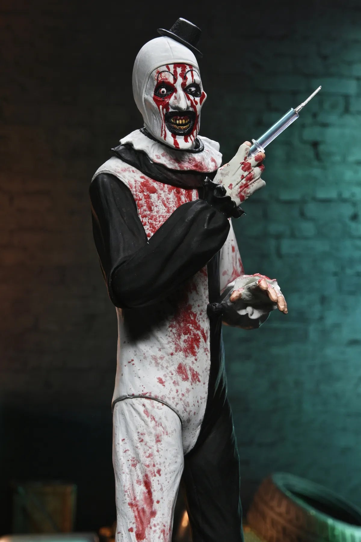 TERRIFIER 2 ART THE CLOWN BLOOD SPLATTERED ULTIMATE AF