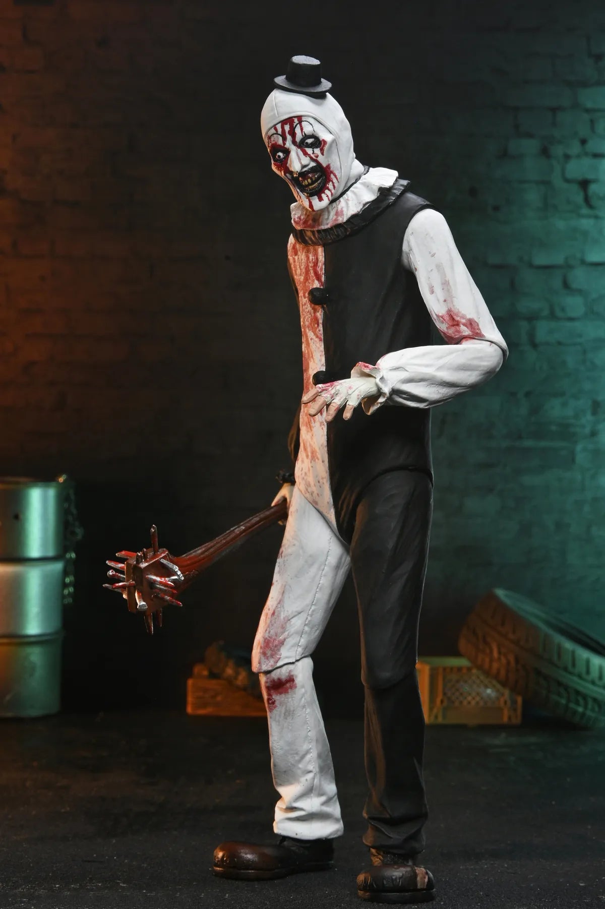 TERRIFIER 2 ART THE CLOWN BLOOD SPLATTERED ULTIMATE AF