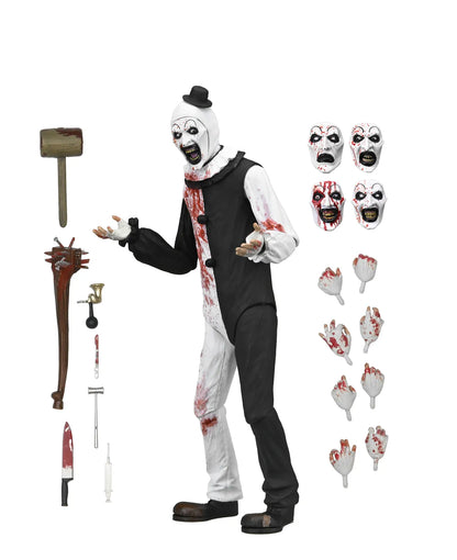 TERRIFIER 2 ART THE CLOWN BLOOD SPLATTERED ULTIMATE AF