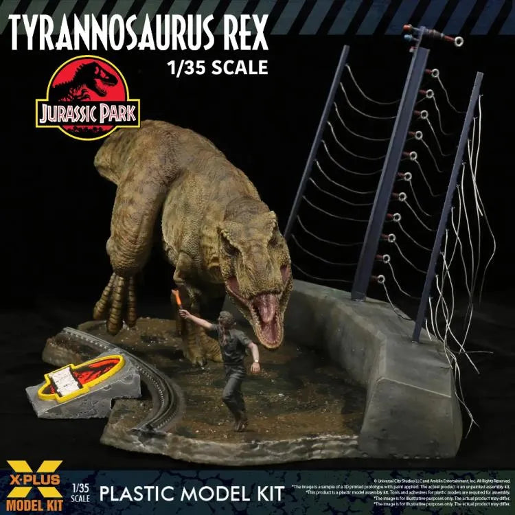 JURASSIC PARK T-REX 1/35 PLASTIC MODEL KIT