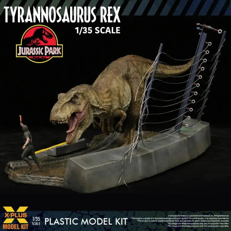 JURASSIC PARK T-REX 1/35 PLASTIC MODEL KIT