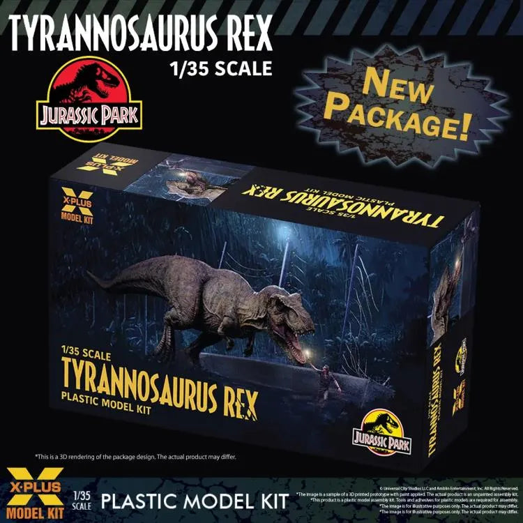 JURASSIC PARK T-REX 1/35 PLASTIC MODEL KIT