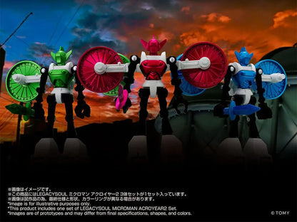 MICROMAN LEGACY SOUL ACROYEAR 2 3-PACK FIGURE SET