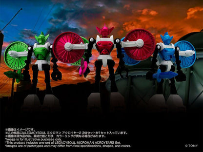 MICROMAN LEGACY SOUL ACROYEAR 2 3-PACK FIGURE SET