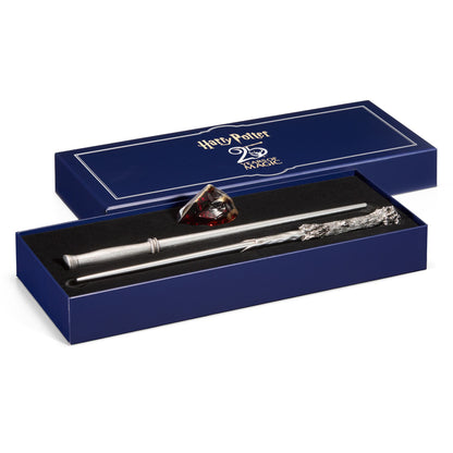 HARRY POTTER 25TH ANNIVERSARY WANDS AND SORCERER'S STONE SET