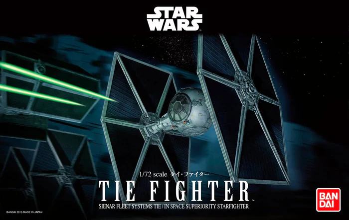 REVELL - STAR WARS TIE FIGHTER (BANDAI) MODEL KIT 1 cm