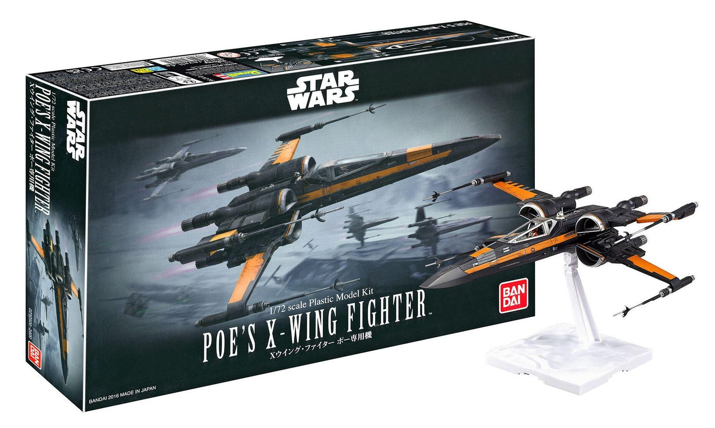REVELL - STAR WARS POE XWING FIGHTER (BANDAI) MODEL KIT 1 cm
