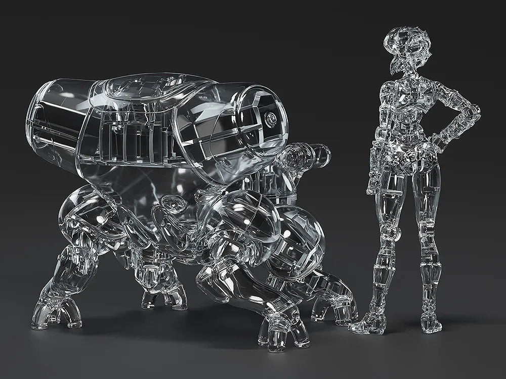 MAX FACTORY GHOST SHELL MANGA MF-96 MOTOKO FUCHIKOMA THERMOPATIC CAMOUFLAGE MK MODEL KIT 8 cm