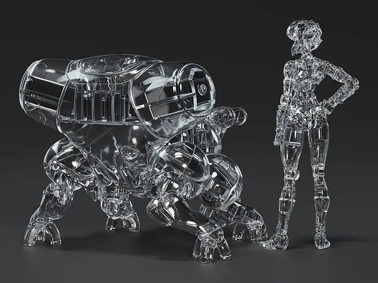 MAX FACTORY GHOST SHELL MANGA MF-96 MOTOKO FUCHIKOMA THERMOPATIC CAMOUFLAGE MK MODEL KIT 8 cm