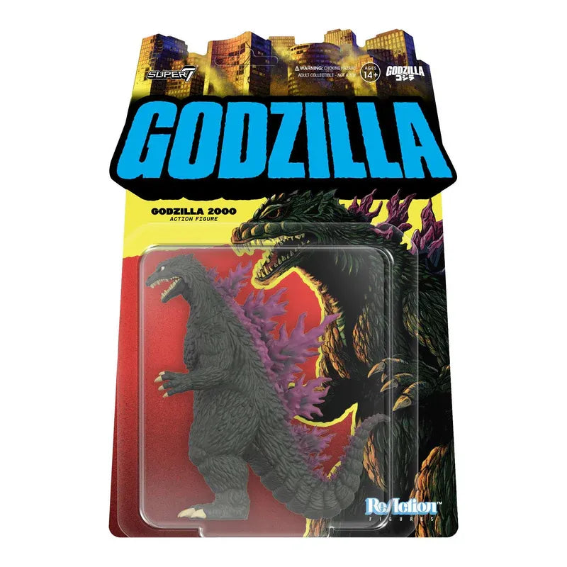SUPER 7 - GODZILLA TOHO REACTION WAVE 9 GODZILLA 2000 ACTION FIGURE 10 cm