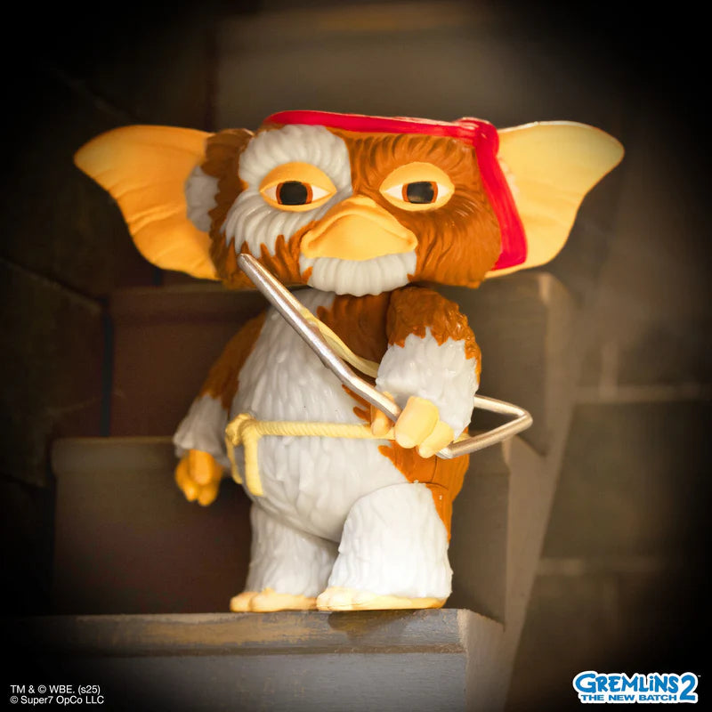 SUPER 7 GREMLINS REACTION GIZMO (BATTLE READY CHARACTER CARD) ACTION FIGURE 10 cm
