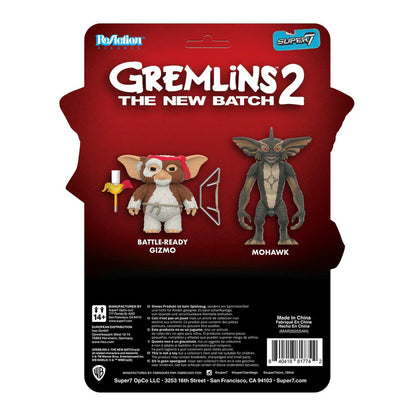 SUPER 7 GREMLINS REACTION GIZMO (BATTLE READY CHARACTER CARD) ACTION FIGURE 10 cm