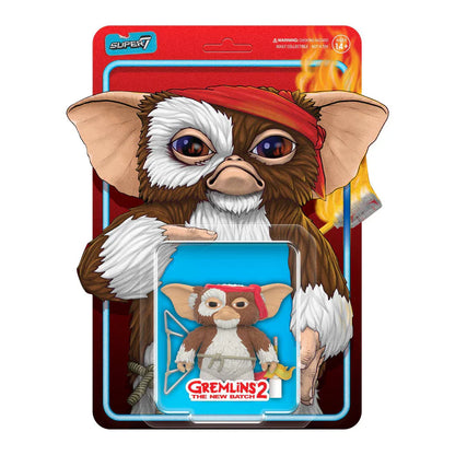 SUPER 7 GREMLINS REACTION GIZMO (BATTLE READY CHARACTER CARD) ACTION FIGURE 10 cm
