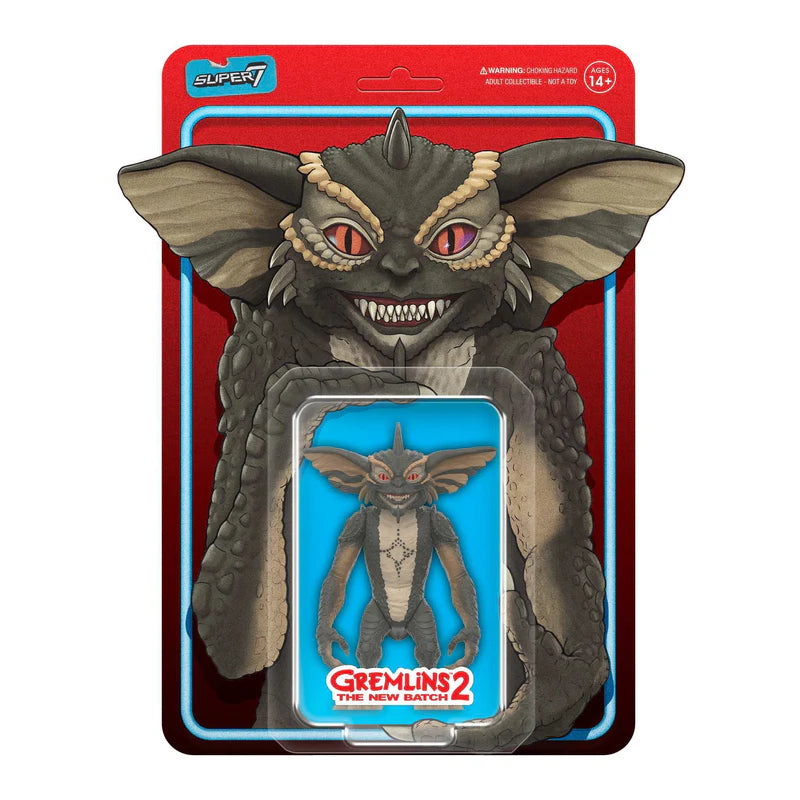 SUPER 7 GREMLINS REACTION MOHAWK (CHARACTER CARD) S ACTION FIGURE 10 cm