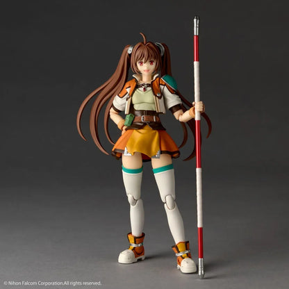 KAIYODO REVOLTECH LEGEND HEROES TRAILS SKY ESTELLE BRIGHT 2ND CHAPT. VER. ACTION FIGURE 16 cm