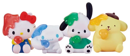 TOMY HELLO KITTY FRIENDS TWINCHEES JAM JELLY FIGURINE DISPLAY (24) MINI FIGURA 5 cm