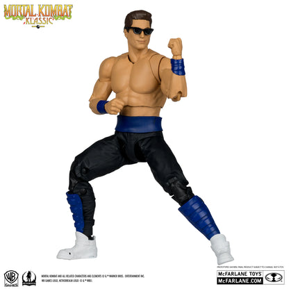 MCFARLANE TOYS 25 MORTAL KOMBAT KLASSICS 7INCH WAVE 4 JOHNNY CAGE ACTION FIGURE 17 cm