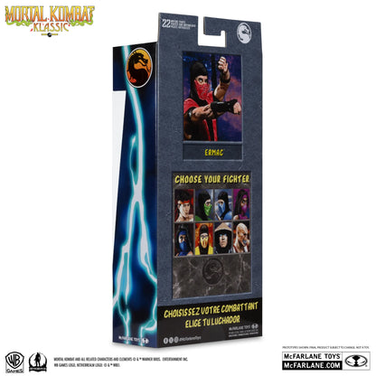 MCFARLANE TOYS 25 MORTAL KOMBAT KLASSICS 7INCH WAVE 4 ERMAC ACTION FIGURE 17 cm