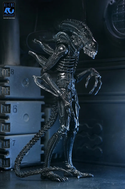 NECA ALIENS 40TH ANNIVERSARY WARRIOR XENOMORPH BLACK ULTIMATE AF ACTION FIGURE 23 cm