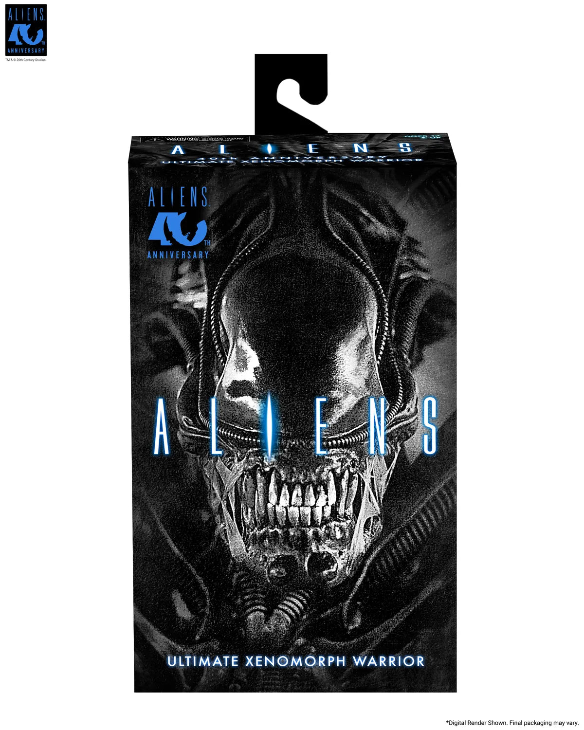 NECA ALIENS 40TH ANNIVERSARY WARRIOR XENOMORPH BLACK ULTIMATE AF ACTION FIGURE 23 cm