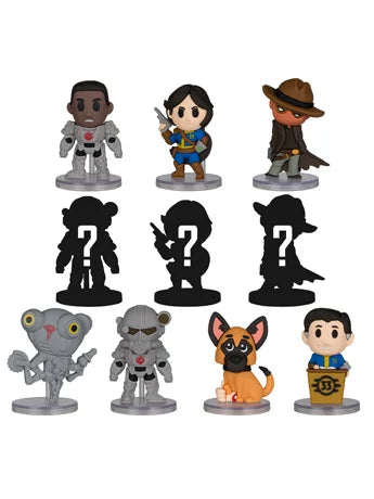 MCFARLANE TOYS 25 FALLOUT TV 2.5INCH BLIND BAG W1 DISPLAY (24) MINI FIGURA 7 cm