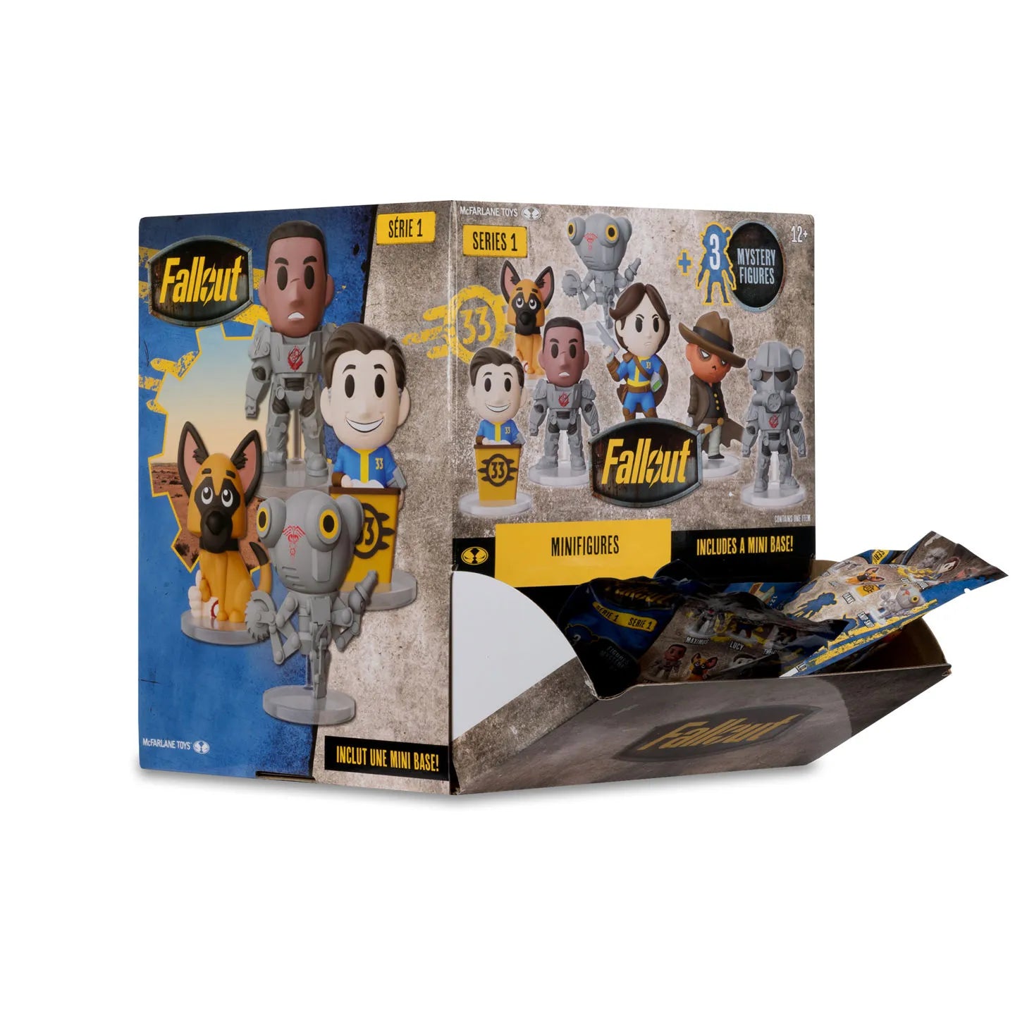 MCFARLANE TOYS 25 FALLOUT TV 2.5INCH BLIND BAG W1 DISPLAY (24) MINI FIGURA 7 cm