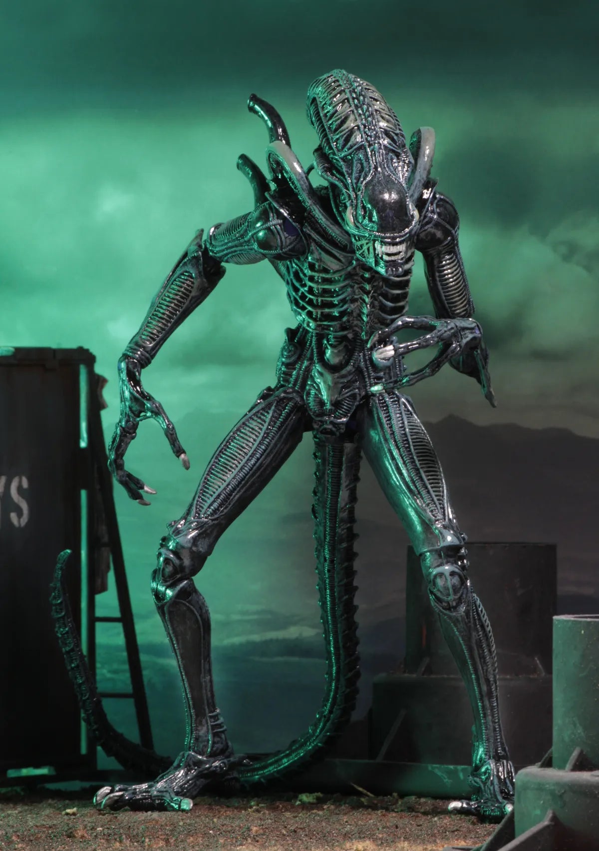 NECA ALIENS ALIEN WARRIOR BLUE 1986 ULTIMATE AF ACTION FIGURE 23 cm