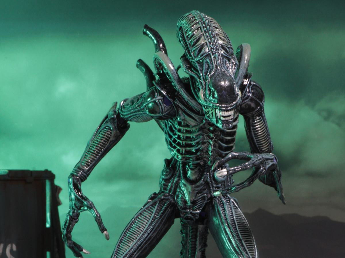 NECA ALIENS ALIEN WARRIOR BLUE 1986 ULTIMATE AF ACTION FIGURE 23 cm