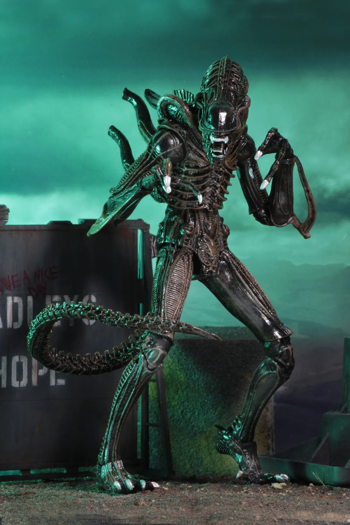 NECA ALIENS ALIEN WARRIOR BROWN 1986 ULTIMATE AF ACTION FIGURE 23 cm