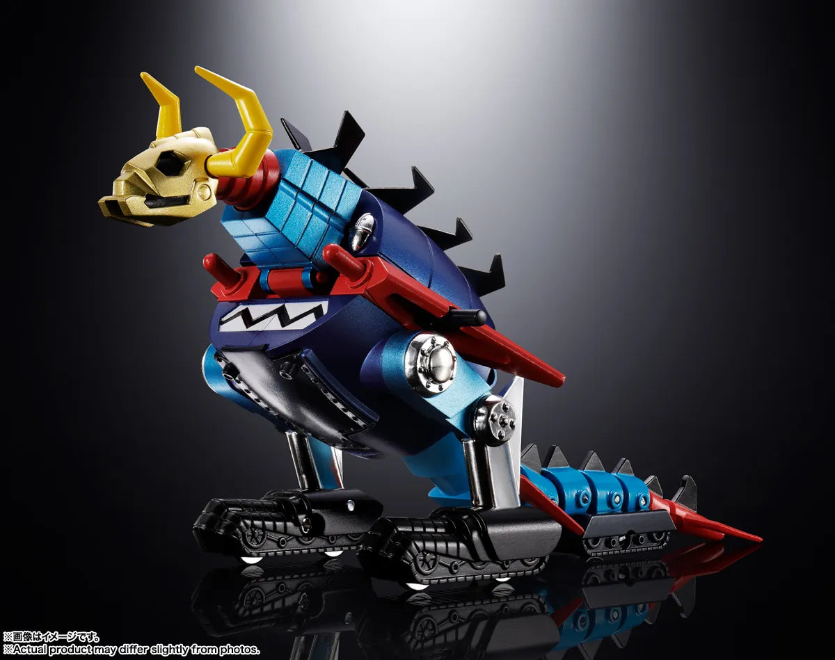 BANDAI GAIKING DAIKUMARYU & GAIKING CHOGOKIN ACTION FIGURE DAIKUMARYU: 20cm. GAIKING: 7cm