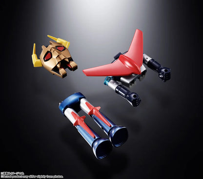 BANDAI GAIKING DAIKUMARYU & GAIKING CHOGOKIN ACTION FIGURE DAIKUMARYU: 20cm. GAIKING: 7cm