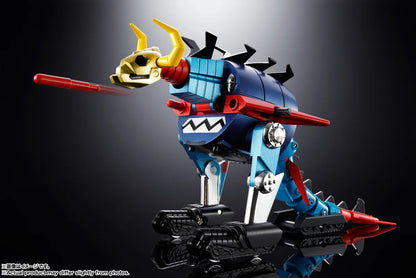 BANDAI GAIKING DAIKUMARYU & GAIKING CHOGOKIN ACTION FIGURE DAIKUMARYU: 20cm. GAIKING: 7cm