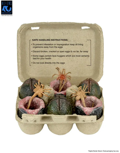 NECA ALIENS 40TH ANNIVERSARY ALIEN EGGS 6 ACCESSORY PACK FIGURA