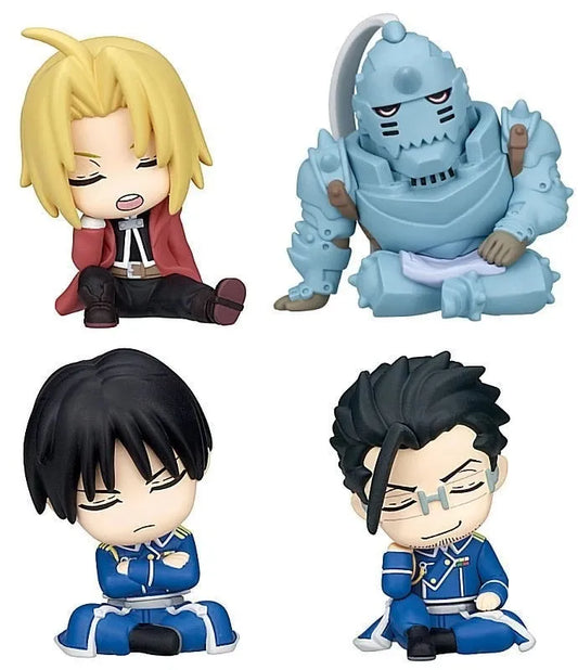 TOMY FULL METAL ALCHIMEST TWINCHEES LIL' SLEEPERS FIGURINE DISPLAY (24) MINI FIGURA 5 cm
