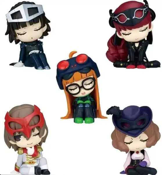 TOMY PERSONA 5 ROYAL TWINCHEES LIL' SLEEPERS FIGURINE DISPLAY (24) MINI FIGURA 5 cm